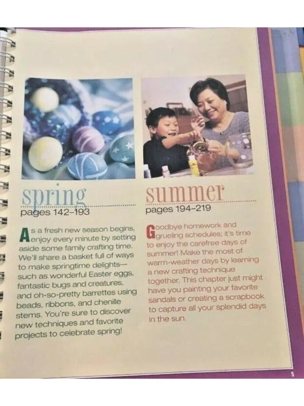 Vintage Better Homes & Garden 501 Fun-to-Make Family Fun Crafts (HC) Binder Book